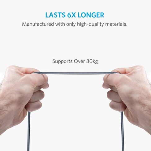 Anker USB C Cable, PowerLine+ USB-C to USB 3.0 cable (3ft), High Durability, for Samsung Galaxy Note 8, S8, S8+, S9, S10, Sony XZ, LG V20 G5 G6, HTC 10, Xiaomi 5 and More. Laptop in Saudi Arabia