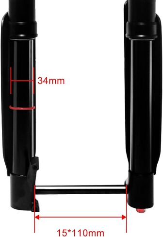 شوكة الدراجة الجبلية ZTZ، شوكة تعليق هوائية مقلوبة ذات تاج مزدوج، تعزيز المحور من خلال 15 × 110 مم، السفر 180 مم، تعديل الارتداد، شوكة أمامية مدببة مناسبة لفرامل القرص 26/27.5/29 MTB AM FR DH in Kuwait