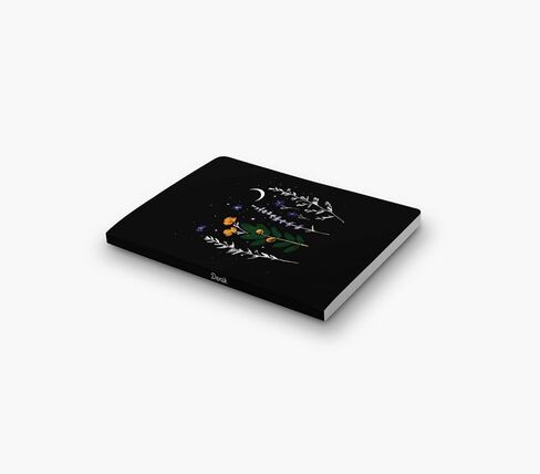 DENIK Flowering Of Consciousness Notebook, 5.25" x 8.25", 144 Lined Pages, Softcover Notebook in Saudi Arabia