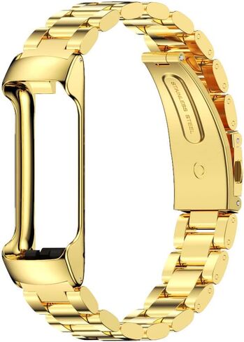 MIJOBS Strap for Fitbit Inspire 2, Stainless Steel Metal Band Replacement Wristbands Waterproof Bracelet Accessories for Inspire 2 Women Men in Saudi Arabia