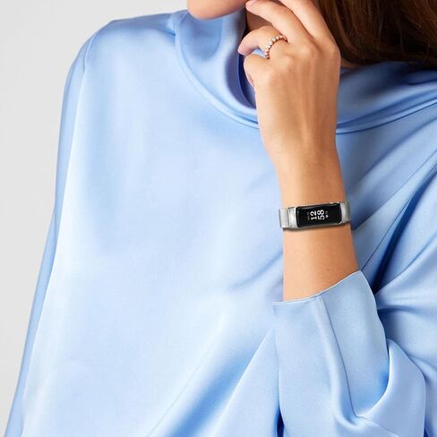 حزام MIJOBS لـ Fitbit Inspire 2، سوار معدني من الفولاذ المقاوم للصدأ بديل لأساور المعصم المقاومة للماء من أجل Inspire 2 النساء والرجال in Kuwait