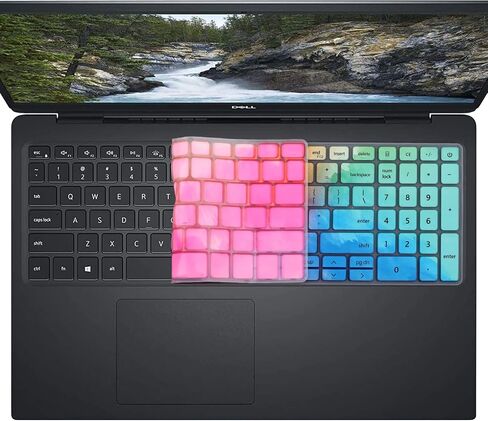 غطاء لوحة المفاتيح لجهاز Dell Inspiron 15 3501 3502 3505 5584 5593 5594 5598 5501 5502 5505 5508 5509 7500 7590 7591 7501 7506 7706 7790 7791 15.6 17.3 بوصة كمبيوتر محمول، Dell الألعاب G15 5510 5515-ملونة in Saudi Arabia