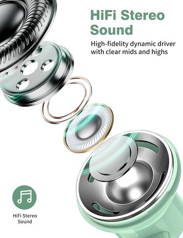 USB C Headphones Earbuds for iPhone 15 Plus iPad, Magnetic Wired Type C Earphone with Microphone for Android Samsung Galaxy S24 S23 S22 S21 FE S20 Note 20 Google Pixel 9 8 7 Pro 8A 6A 6 OnePlus Mint in Kuwait