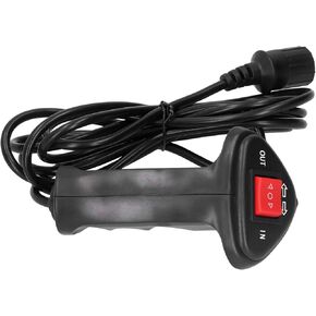 Winch Remote Controller, 3Pin Plug Plastic Electric Winch Remote Control Controller with 9.2ft Cable Replacement for Car Off‑Road Vehicle Accessory, Plug and Play Wiring System