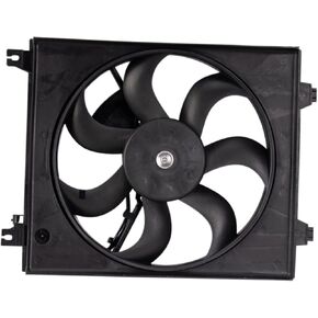 TRQ Right A/C Contenser Cooling Fan Assombly Side Cassenger Side متوافق مع 2004-2009 KIA Spectra 2005-2009 Spectra5 KI3113112