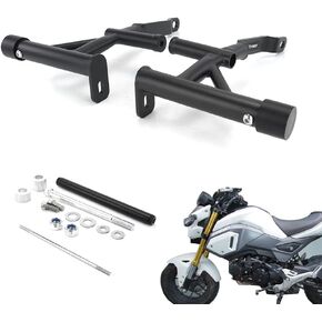 Xitomer Crash Cage Engine Guard Compatible with Grom 125 MSX125 2014-2020 GROM Steel Crash Bar Motorcycle Stunt Engine Guard Frame Protection