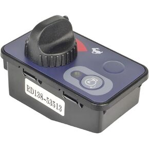 Speed Control Knob Panel RD138-53513 Compatible with Kubota KX033-4 KX040-4 KX057-4 KX080-4 KX080-4S KX121-3S KX161-3S KX080-4S2 U35-4 U55 U55-4 U17-5 U45S Excavator 8 Pin Controller RD13853513