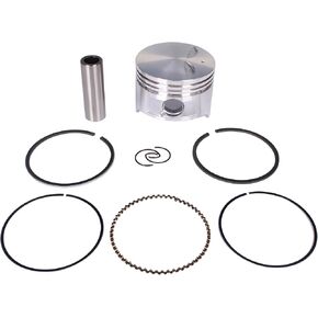 Outboard Engine 3R4-00001-3 3R4000013M STD Piston Set & 3JD-87123-0 3JD871230M Ring for Tohatsu for Nissan 4HP 5HP 6HP / 804768A03 for Mercury Mariner, 5041243 Evinrude Johnson OMC BRP, 59mm STD