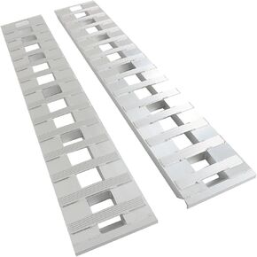 labwork 84 inch X 14 inch Aluminum Ramps Trailer Ramps 1 Pair Hook Ramp Attachment End