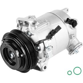 ضاغط التيار المتردد مع القابض A/C متوافق مع شيفروليه Impala 2.5L 2014-2018 ، Malibu 2.0L 2.5 2013-2015 ، Malibu Limited 2.5L 2016 ، يناسب Buick Regal 2.0L 2.4L 2014-2017 ، CO 22285C