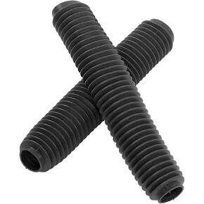 Pair Motorcycle Front Fork Shock Boots Dust Cover, Rubber Replacement for RM125 DR250 DRZ400 400 Other Other Other (Black)
