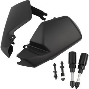 Powermotor Dirt Bike Handguards ، حارس دراجة نارية يدوية Handguard Handbar Shield Protector لـ DL650 DL 650 2014-2019 2018 2017