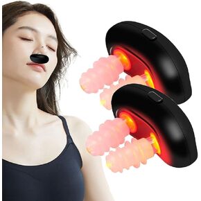 2pcs جهاز العلاج الأنفي الأحمر للضوء الأحمر ، أداة علاج الأنف RESPI-RELIEF RED-RELIEF ، العلاج الأنفي الأحمر للأنف ، جهاز مهدئ الأنف