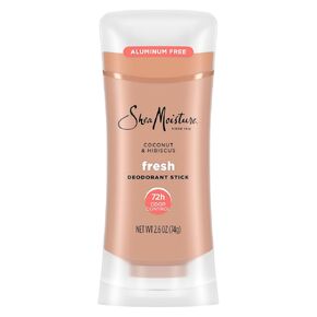 Shea Moisture Deodorant Stick 72h Odor Control Coconut & Hibiscus Fresh Aluminum Free 2.6 oz