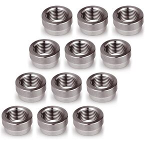 4 PCS O2 Sensor Bung ، 304 من الفولاذ المقاوم للصدأ M18x1.5 O2 Bung Weld في ، Sensgen Sensor Bung styp