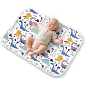 Diaper Changing Pads for Baby(2Pcs), Lemon Change Mat 24''x30'', 3 Layers Waterproof Changing Pad Foldable Absorbent Mats for Women, Reusable Incontinence Underpads for Newbor Patient