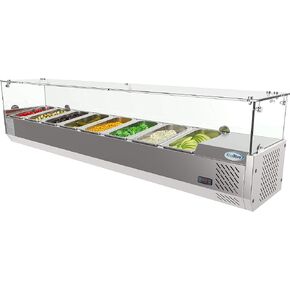 KoolMore SCDC-7T Commercial refrigerators, 59 Inch, Silver