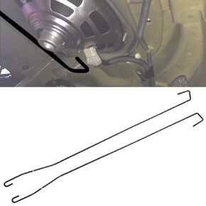 Rear Left and Right Trunk Opener Spring Lid Torsion Spring Compatible with Honda Accord 3.5L 2008-2010 Compatible with Honda Accord 2.4L 2010-2012 Replaces 74871-TA0-A00 74872-TA0-A00 74872-TA0-G00