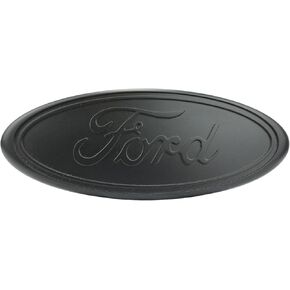 Ford Oval Hitch Cover Plug for Trailer Towing Black 2" and 1.25" Inch Tow Rear Receivers Plug Covers