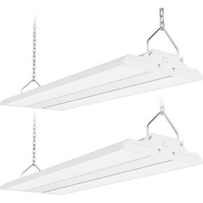 LED LED Linear Shop Lights 300W ، 45000lm LED High Bay Lights 5000k ضوء النهار 120-277V ، LED GARAGE LIGH