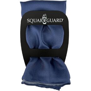 Navy Blue Pocket Square & Pocket Square Holder, Large
