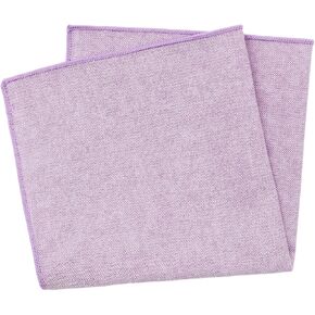 Cotton Pocket Squares for Men Solid Color Mens Handkerchiefs for Suit Jacket Accessory