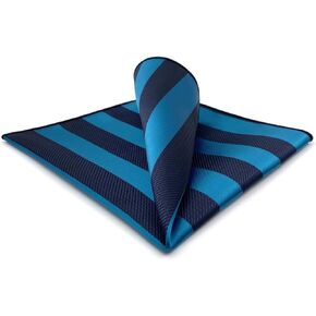 S&W SHLAX&WING Mens Pocket Squares Striped Stripes Multi-color Formal Groomsmen
