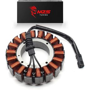 MZS Motorcycle Magneto Stator Touring Coil 29987-06 50 Amp 3-Phase Compatible with Road Glide 2006-2016 / Electra Glide 2006-2016 / Road King 2006-2016 / Street Glide 2006-2016 / Tri Glide 2009-2016