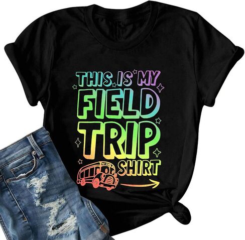 Field Day Shirt Women School Field Day Shirts Teacher Tops Last Day of School Clothes in Saudi Arabia