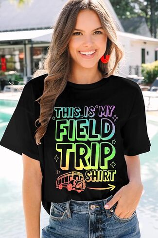Field Day Shirt Women School Field Day Shirts Teacher Tops Last Day of School Clothes in Saudi Arabia