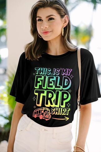Field Day Shirt Women School Field Day Shirts Teacher Tops Last Day of School Clothes in Saudi Arabia