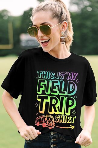 Field Day Shirt Women School Field Day Shirts Teacher Tops Last Day of School Clothes in Saudi Arabia