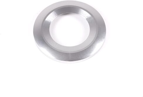 Car Roof Speaker Cover, Aluminum Alloy Roof Top Speaker Audio Trim Ring Fit for Hummer H2 2003-2007, Inner Protector Trim Accessories, 2PCS (Silver) in Saudi Arabia