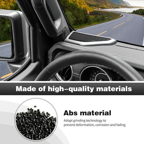 cherocar a bailar spelar trim cover & rop keaper rock rip levin and trunk cover cover kit kit kit decoration decoration incorties for Jeep Wrangler JL Jlu & Gladiator JT 2018-2022 ، sliver …… in Kuwait