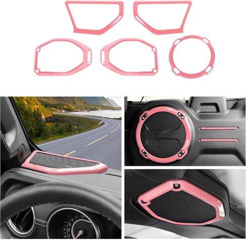 cherocar a bailar spelar trim cover & rop keaper rock rip levin and trunk cover cover kit kit kit decoration decoration incorties for Jeep Wrangler JL Jlu & Gladiator JT 2018-2022 ، sliver …… in Kuwait