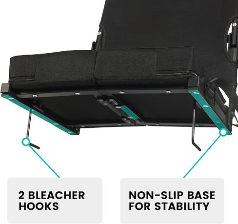 مقاعد استاد مع دعم للظهر، كراسي تبييض محمولة بظهر مرتفع ووسادة سميكة، كرسي مقعد قابل للطي للمدرجات، كرسي استاد مبطن للبالغين في الأحداث الرياضية والحفلات الموسيقية in Kuwait