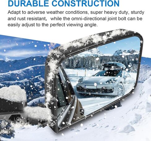 JDMSPEED Pair Driver & Passenger Side View Mirrors with Black Cover Compatible with 1987-2002 Jeep Wrangler Manual Folding No Heated Replace# CH1320102 CH1321102 in Saudi Arabia