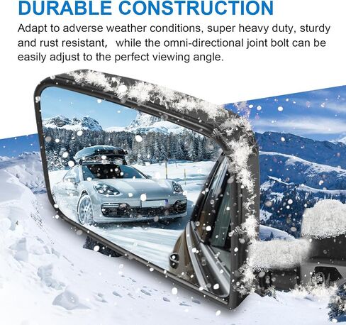 JDMSPEED Pair Driver & Passenger Side View Mirrors with Black Cover Compatible with 1987-2002 Jeep Wrangler Manual Folding No Heated Replace# CH1320102 CH1321102 in Saudi Arabia