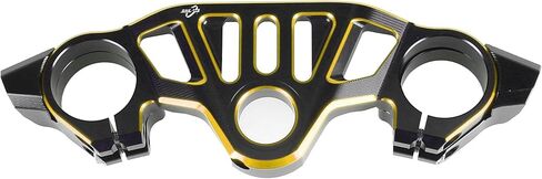 For Aprilia RS660 2021-2022-2023 Motorcycle CNC Racing Refit Clip On Handle Bars Front End Upper Top Clamp (Tricolor) in Saudi Arabia