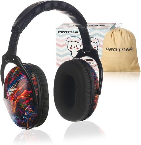 سماعات إلغاء ضوضاء الأطفال ، حماية السمع NRR 25 ديسيبل ، الحد من الضوضاء ، دليل صوتي للأطفال ، أطفال صغار للحفلات الموسيقية ، الطائرات ، التوحد ، مربى الوحش ، السفر ، المدرسة (كرة القدم) in Kuwait