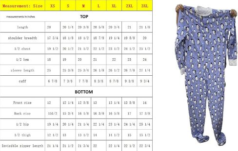 Derek Penguins Adult Footed Pajamas in Saudi Arabia