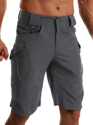 AUTIWITUA Men's Hiking Shorts Waterproof Tactical Cargo Short Pants Quick Dry Work Shorts with Multi Pockets(No Belt) in Saudi Arabia