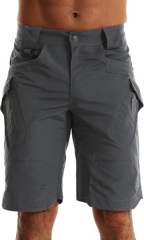 AUTIWITUA Men's Hiking Shorts Waterproof Tactical Cargo Short Pants Quick Dry Work Shorts with Multi Pockets(No Belt) in Saudi Arabia