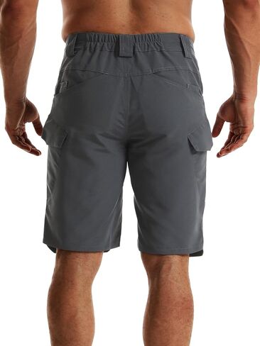 AUTIWITUA Men's Hiking Shorts Waterproof Tactical Cargo Short Pants Quick Dry Work Shorts with Multi Pockets(No Belt) in Saudi Arabia