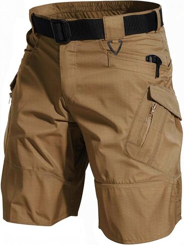 AUTIWITUA Men's Hiking Shorts Waterproof Tactical Cargo Short Pants Quick Dry Work Shorts with Multi Pockets(No Belt) in Saudi Arabia
