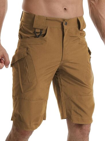 AUTIWITUA Men's Hiking Shorts Waterproof Tactical Cargo Short Pants Quick Dry Work Shorts with Multi Pockets(No Belt) in Saudi Arabia