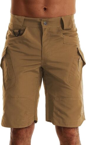 AUTIWITUA Men's Hiking Shorts Waterproof Tactical Cargo Short Pants Quick Dry Work Shorts with Multi Pockets(No Belt) in Saudi Arabia