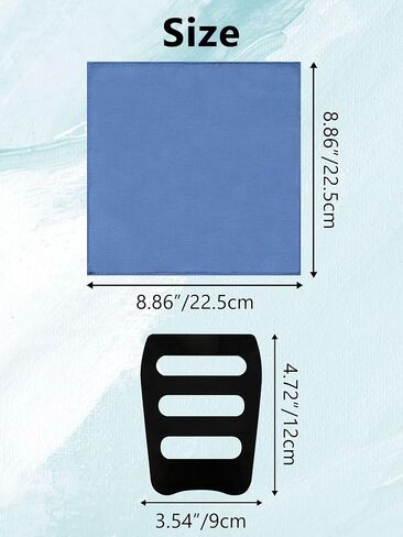 Pocket Squares for Men Solid Handkerchief with Pocket Square Holder for Church Wedding Graduation in Kuwait