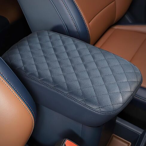 JOYTUTUS Center Console Cover Compatible with Ford Maverick 2024 2023 2022 Leather Armrest Cover Center Console Cushion Ford Maverick Accessories in Saudi Arabia