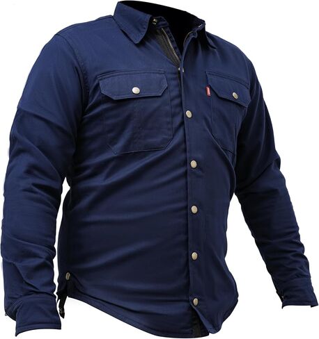 Great Bikers Gear - قميص دراجة نارية للرجال معززة بدراجة نارية من نسيج Aramid للبطانة مع واقيات CE مجانية in Kuwait